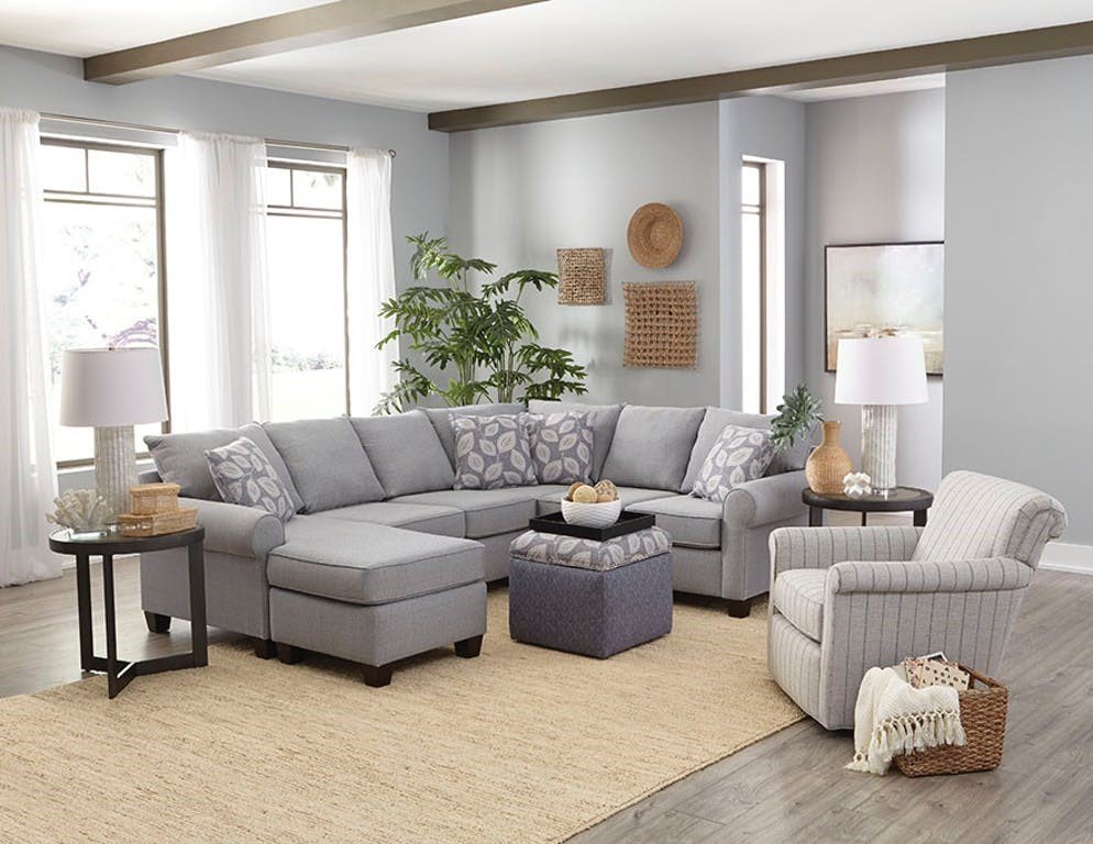Clementine sectional living room scene